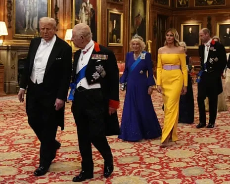 Royals Present Grand Welcome During Demonstrations; Jimmy Kimmel Taken Off Air Due To Kirk Comments