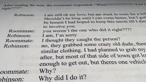 Full Message Exchange Involving Conservative Commentator Accused and Housemate