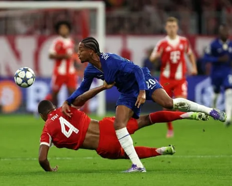 Chelsea's manager rages when Bayern Munich defender Tah avoids red card during Champions League defeat