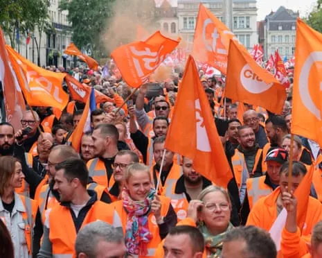 Nationwide Protest Movement Draws Massive Crowds Taking to the Streets Across France